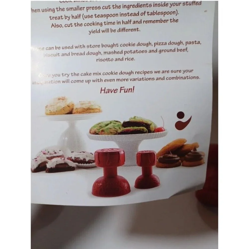 Norpro Ooey Gooey Stuffed Cookie Cutter Treat Bon Bon‎ Candy Maker Set of 2 NIB